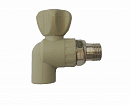 Кран полипр. шаровой радиаторный угловой Д=25*3/4 FV-Plast по цене 499 руб.